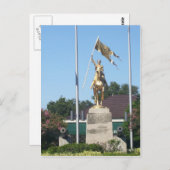 St. Joan of Arc Statue Briefkaart (Voorkant / Achterkant)