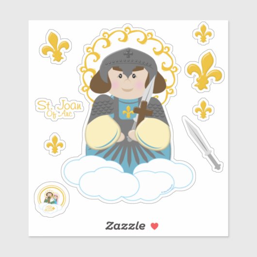 St. Joan of Arc Sticker (Vel)