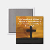 St. John 3,16. Magnet (Recto/Verso)