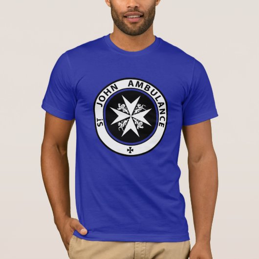 St. John Ambulance Brigade Retro 1888 Logo T-shirt (Voorkant)