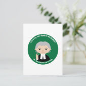 St. John Baptist de La Salle Briefkaart (Staand voorkant)