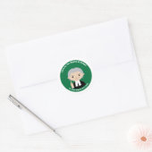 St. John Baptist de La Salle Ronde Sticker (Envelop)