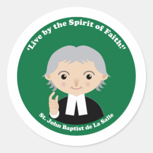 St. John Baptist de La Salle Ronde Sticker