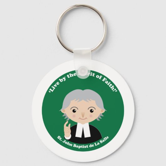 St. John Baptist de La Salle Sleutelhanger (Voorkant)