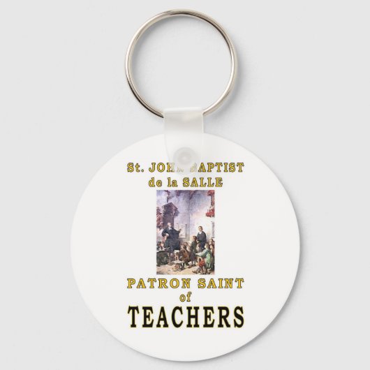 ST. JOHN BAPTIST de la SALLE Sleutelhanger (Voorkant)