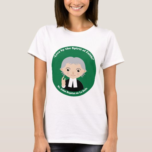 St. John Baptist de La Salle T-shirt (Voorkant)