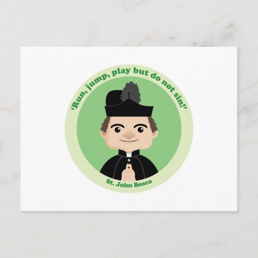 St. John Bosco Briefkaart (Voorkant)
