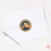 St. John Bosco Priest Ronde Sticker (Envelop)