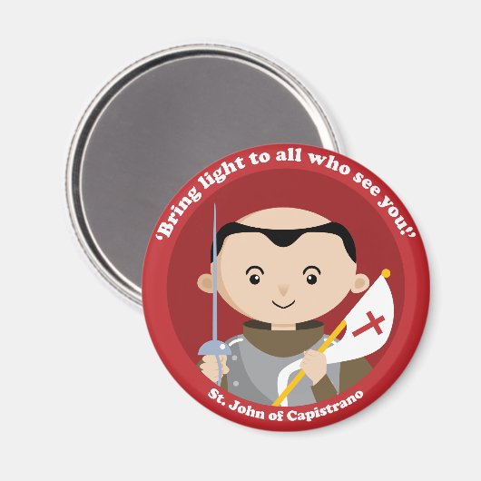 St. John Capistrano Magneet (Voorkant / Achterkant)