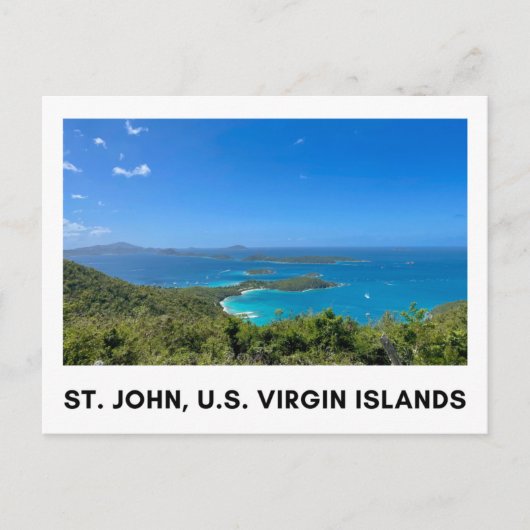 St. John, carte postale USVI (Devant)
