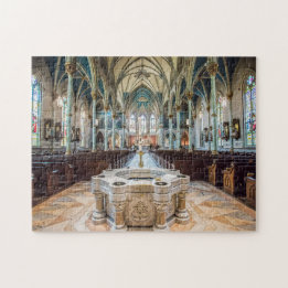 St. John Cathedral Interior   Savannah Puzzle