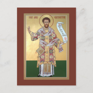 St. John Chrysostom Prayer Card Briefkaart