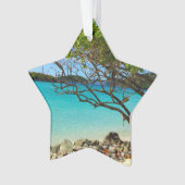 St. John Cinnamon Bay Beach Round Ornament (devant)