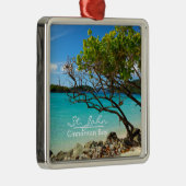 St. John Cinnamon Bay Silver Lijst Ornament (Rechts)