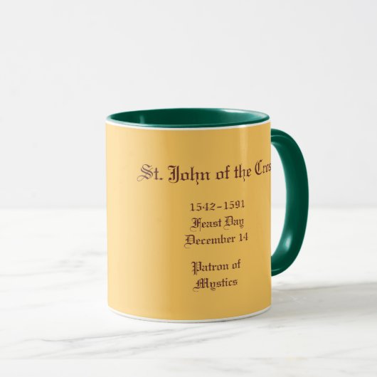 St John * de la tasse croisée d'image (Devant droit)