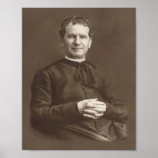 St. John Don Bosco katholieke Saint Poster