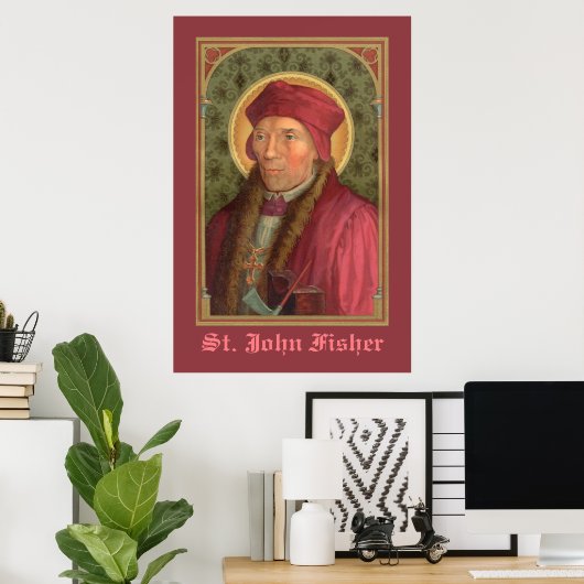 St. John Fisher (SAU 025) 24 x 36" Poster 1 (Thuiskantoor)