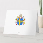 St John Paul II, carte de prière (Dos)