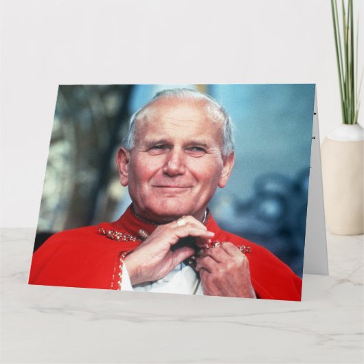 St John Paul II, carte de prière (Devant)