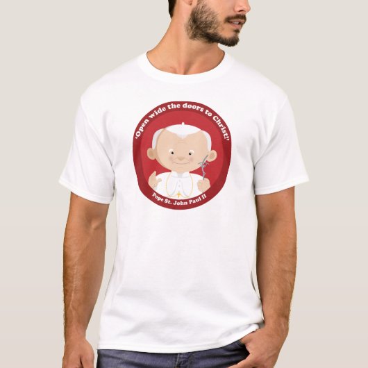 St. John Paul II T-shirt (Voorkant)