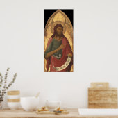 St. John the Baptist - Lippo Memmi Fine Art Poster (Cuisine)