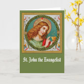 St. John the Divine (JMAS 06) Carte de voeux vierg (Fleur jaune)