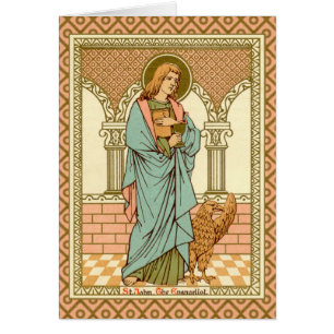 St. John the Evangelist (RLS07) Blank Wenskaart