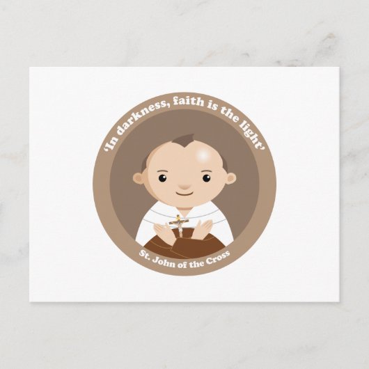 St. John van het Kruis Briefkaart (Voorkant)
