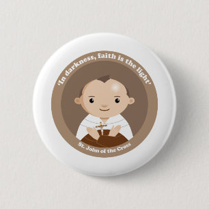 St. John van het Kruis Ronde Button 5,7 Cm