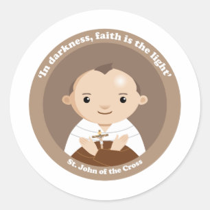 St. John van het Kruis Ronde Sticker