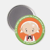 St. John Vianney Magneet (Voorkant / Achterkant)
