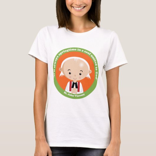 St. John Vianney T-shirt (Voorkant)