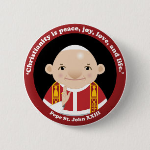 St. John XXIII Ronde Button 5,7 Cm