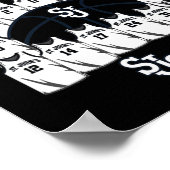 St. John's March Madness 2025 Men's Sketll Nil Poster (Hoek)