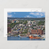 St. John's, Newfoundland, Canada, de kustlijn Briefkaart (Voorkant / Achterkant)