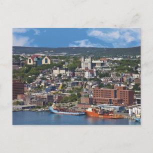 St. John's, Newfoundland, Canada, de kustlijn Briefkaart