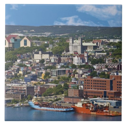 St. John's, Newfoundland, Canada, de kustlijn Tegeltje (Voorkant)