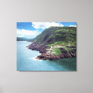 St. John's, Newfoundland, Canada, historisch fort Canvas Afdruk