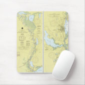 St Johns River, Florida Nautical Chart Muismat (Met muis)