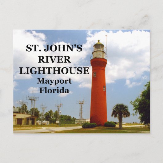 St. Johns River Lighthouse, Briefkaart van Florida (Voorkant)