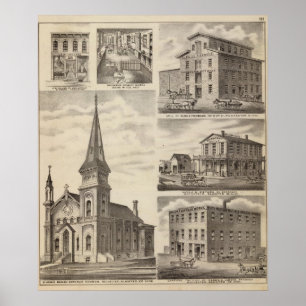 St. John's rooms-katholieke kerk, Minnesota Poster