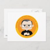 St. Josemaria Escriva Briefkaart (Voorkant / Achterkant)