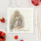 St. Joseph Day Kind Jezus Feestdag Servetten (Insitu)