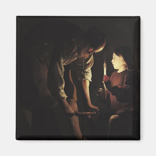 St. Joseph, de Carpenter, c.1640 Magneet (Voorkant)