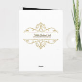 St Joseph de carte de voeux de Cupertino (Dos)