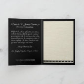 St Joseph de carte de voeux de Cupertino (Intérieur)