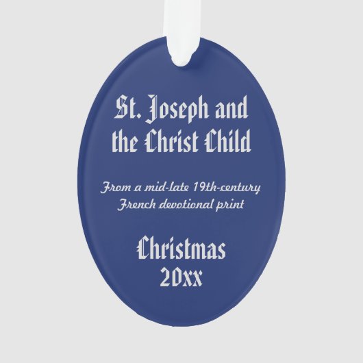 St. Joseph et l'Enfant Christ (DPT 002) (dos)