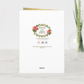 St. Joseph Jesus Religious Catholic Kaart (Achterkant)