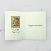 St. Joseph & Kind Jesus VADERDAG Kaart (Binnen)