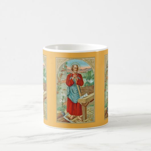 St Joseph le travailleur (BK 31, Style 2) Café Mug (Centre)